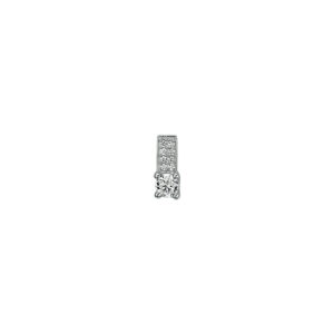hanger zirkonia zilver gerhodineerd
