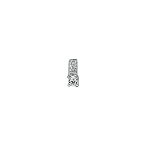 hanger zirkonia zilver gerhodineerd