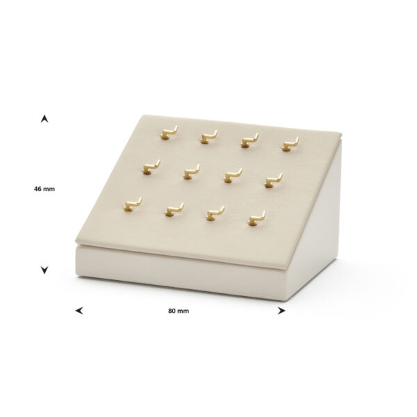 hangers met geboortesteen display beige pos materialen - Afbeelding 2