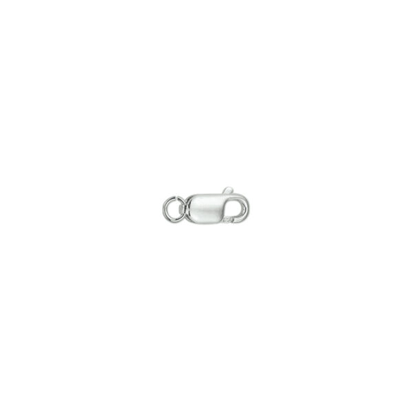 karabijnhaak zilver wit