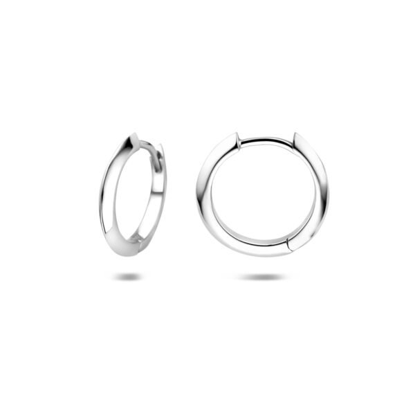 klapoorringen 15 mm zilver gerhodineerd - Afbeelding 3