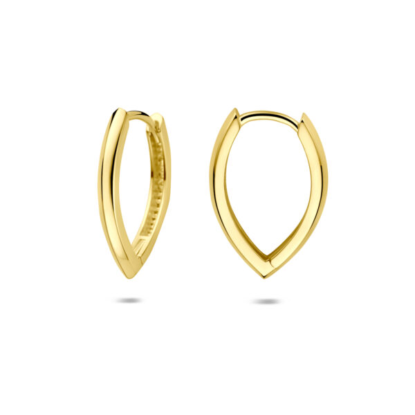 klapoorringen 18,5 mm 14K geelgoud - Afbeelding 3
