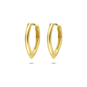 klapoorringen 18,5 mm 14K geelgoud