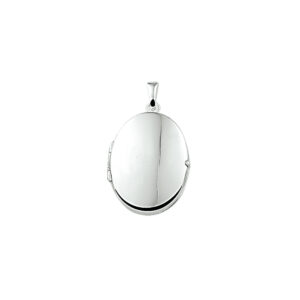 medaillon zilver gerhodineerd