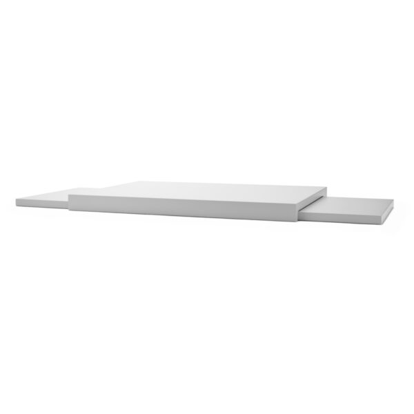 onderplaat wit 380 x 265 x 25 mm pos materialen - Afbeelding 2