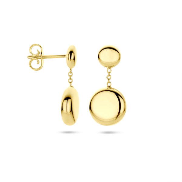 oorhangers 21 mm 14K geelgoud - Afbeelding 3