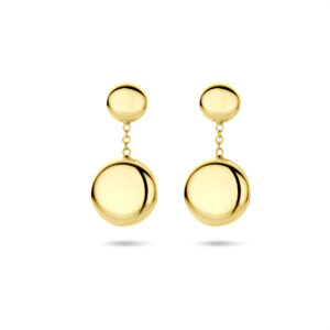 oorhangers 21 mm 14K geelgoud