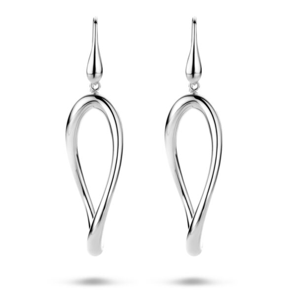 oorhangers franse haak 65 mm zilver gerhodineerd