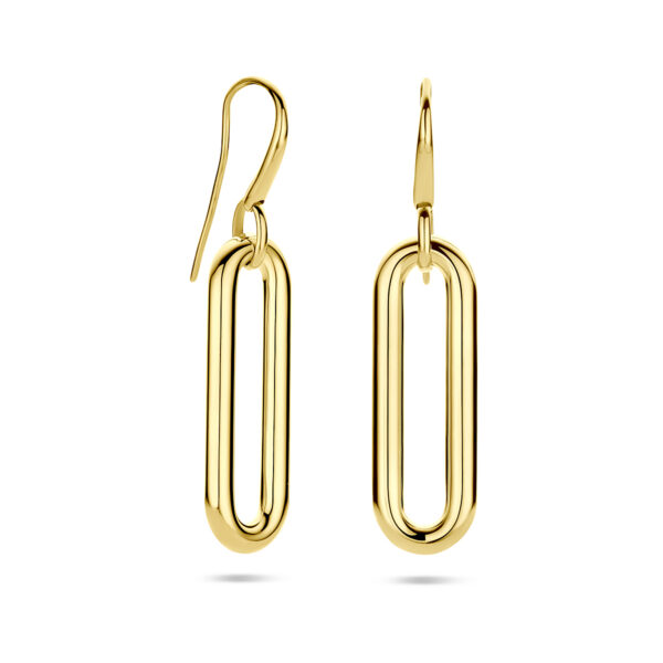 oorhangers schakel 33 mm 14K geelgoud - Afbeelding 3