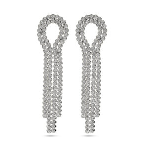 oorhangers zirkonia zilver gerhodineerd