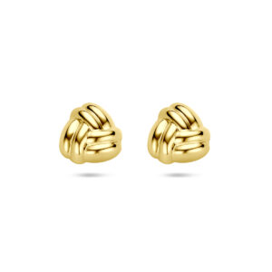 oorknoppen 11 mm 14K geelgoud