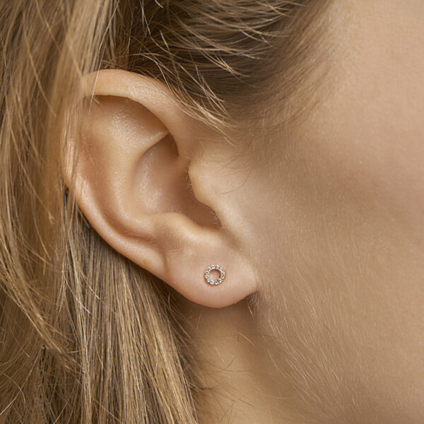 oorknoppen 14K geelgoud - Afbeelding 2