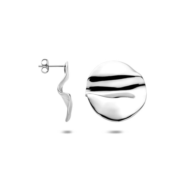 oorknoppen 28 mm edelstaal - Afbeelding 3