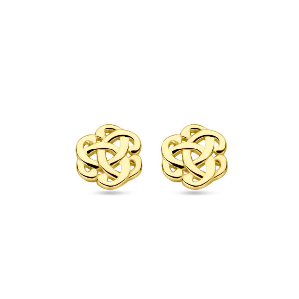 oorknoppen 7 mm 14K geelgoud