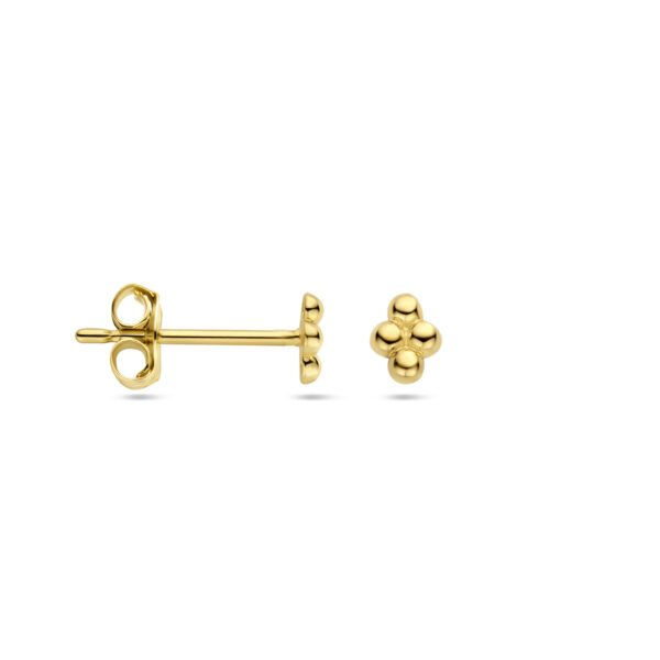 oorknoppen bolletjes 14K geelgoud - Afbeelding 3