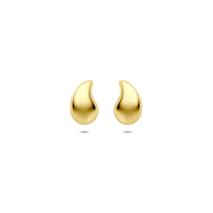 oorknoppen druppel 9,5 mm 14K geelgoud