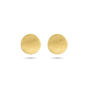 oorknoppen scratch 14K geelgoud
