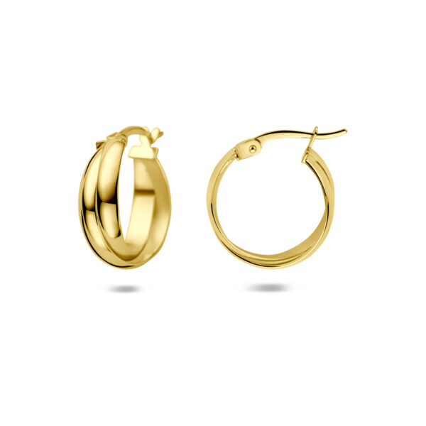 oorringen 16,5 mm 14K geelgoud - Afbeelding 3