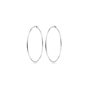 oorringen ronde buis 1,5 mm zilver gerhodineerd