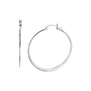 oorringen zilver gerhodineerd