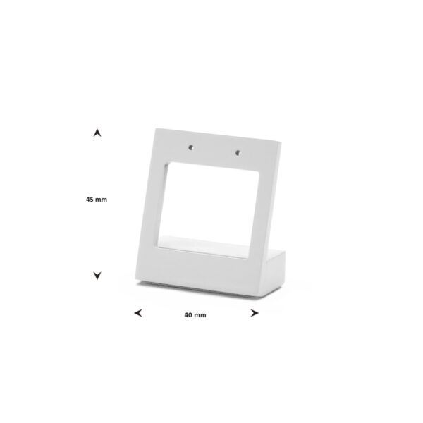 oorsieraden standaard wit 45 x 40 x 20 mm pos materialen - Afbeelding 3