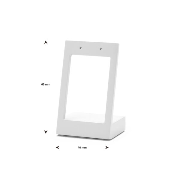 oorsieraden standaard wit 65 x 40 x 30 mm pos materialen - Afbeelding 3