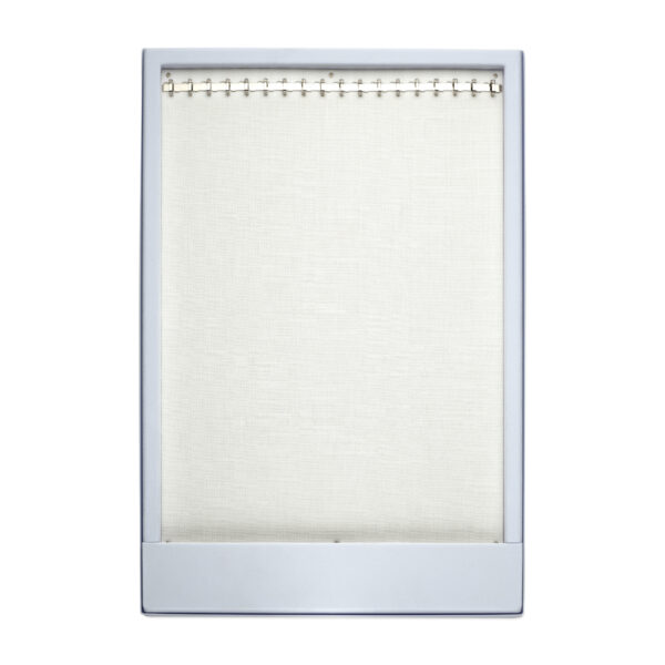 opmaaktray carrousel 330 x 220 mm wit met zilverkleurige haakjes pos materialen