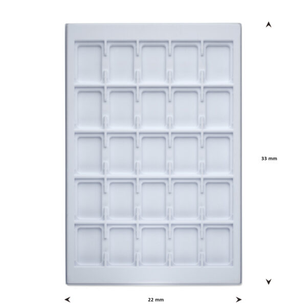 opmaaktray carrousel 330 x 220 mm wit pos materialen - Afbeelding 2