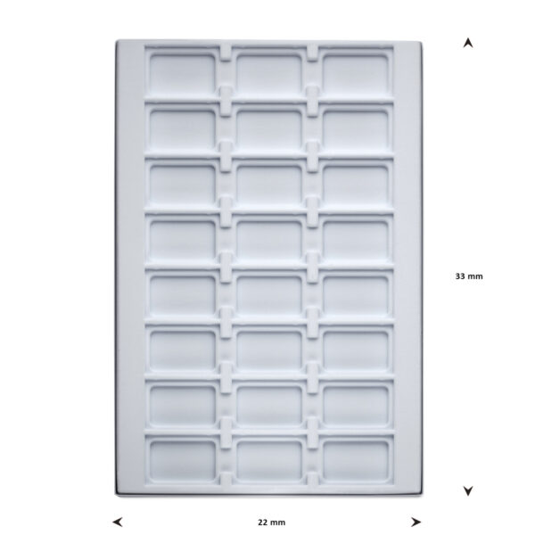 opmaaktray carrousel 330 x 220 mm wit pos materialen - Afbeelding 2