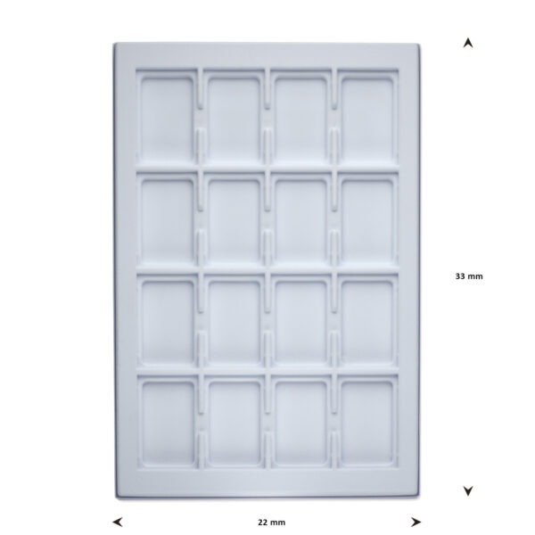 opmaaktray carrousel 330 x 220 mm wit pos materialen - Afbeelding 2