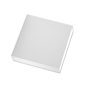 presentatie blok wit 100 x 100 x 25 mm pos materialen