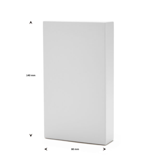 presentatie blok wit 140 x 80 x 25 mm pos materialen - Afbeelding 3