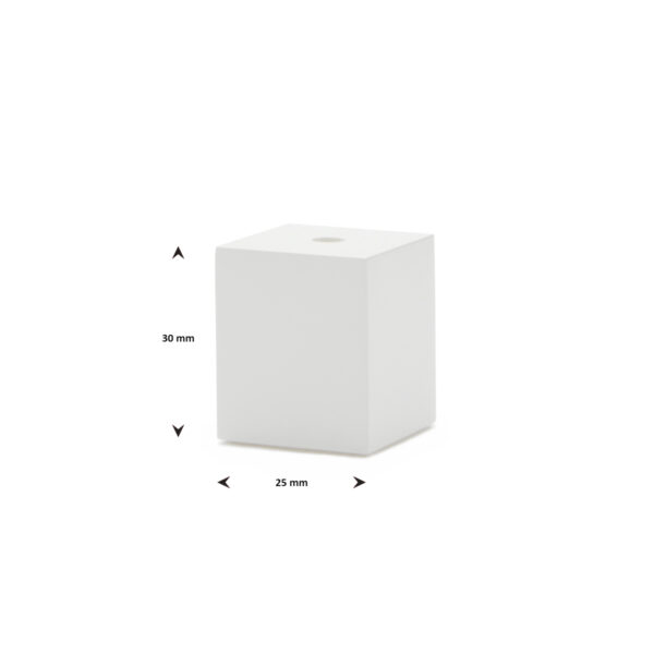 ring standaard wit 30 x 25 x 25 zonder beugel pos materialen - Afbeelding 2