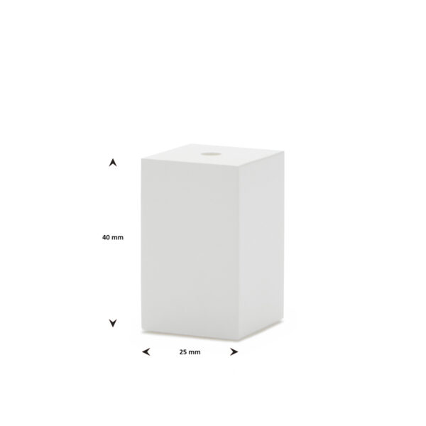 ring standaard wit 40 x 25 x 25 zonder beugel pos materialen - Afbeelding 2
