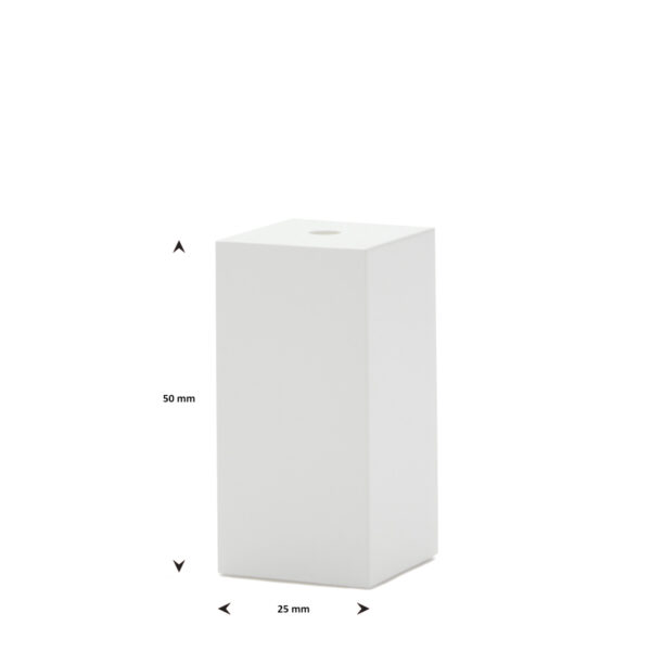 ring standaard wit 50 x 25 x 25 zonder beugel pos materialen - Afbeelding 2