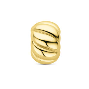 rondel 9 mm 3 micron zilver verguld (geel)