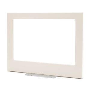 showkaarthouder beige pos materialen