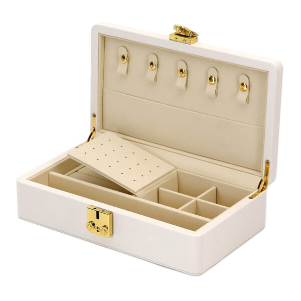 sieradenbox beige toebehoren - Afbeelding 2