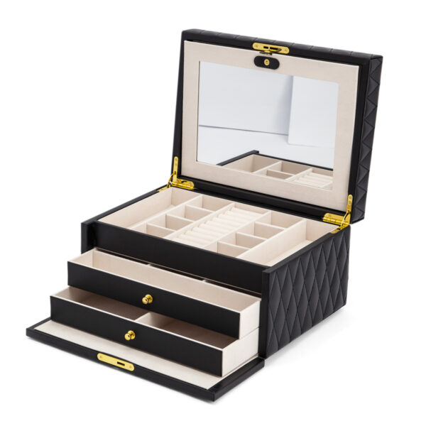 sieradenbox zwart toebehoren - Afbeelding 2