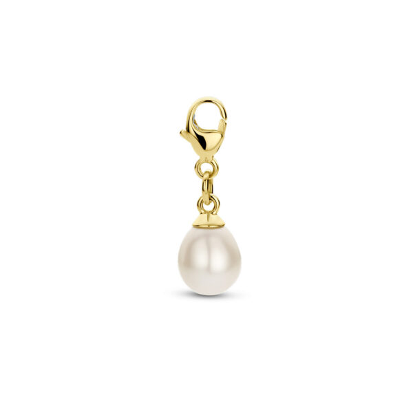 slotbedel parel 14K geelgoud - Afbeelding 3