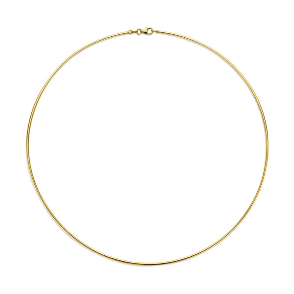 spang collier 1,5 mm 40 cm 14K geelgoud - Afbeelding 3