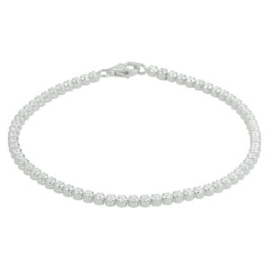tennisarmband zirkonia 2,5 mm 17 cm zilver gerhodineerd