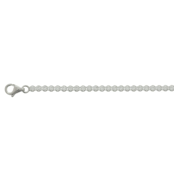 tennisarmband zirkonia 2,5 mm 18 cm zilver gerhodineerd