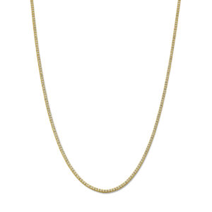 tenniscollier lab grown diamant 3.00ct g si 2,2 mm 42 cm 14K geelgoud