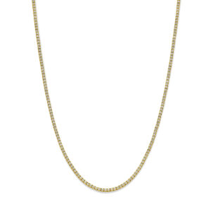 tenniscollier lab grown diamant 5.00ct g si 2,5 mm 42 cm 14K geelgoud
