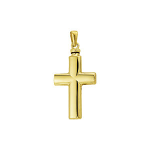 urnhanger kruis 14K geelgoud