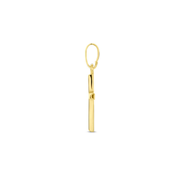 9k hanger kruis 14,5 mm 9K geel kleurig - Afbeelding 3