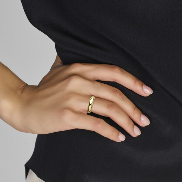 9k ring balloon 9K geel kleurig - Afbeelding 2