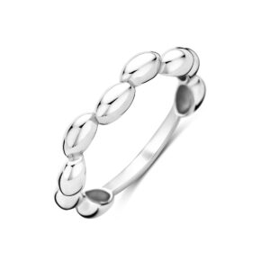 Ring zilver gerhodineerd