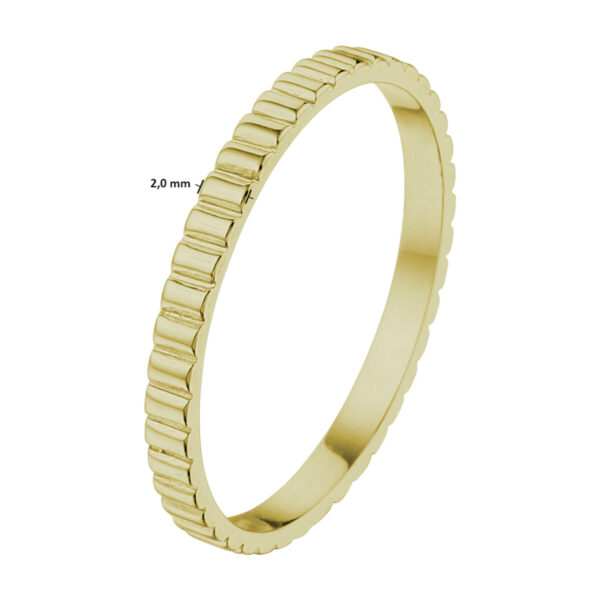 aanschuifring 14K geelgoud - Afbeelding 2